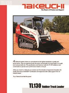 takeuchi tl130 specifications